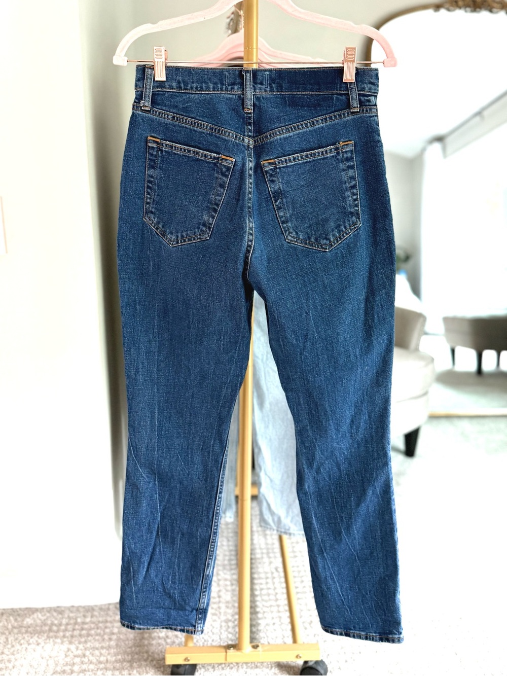 Abercrombie & Fitch Curve Love Slim Straight Ultra High Rise - Size 27 - Picture 5 of 12